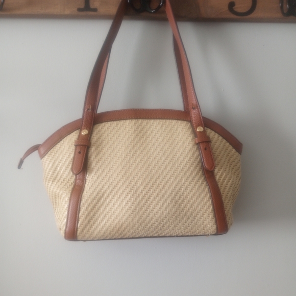 Ralph Lauren Vintage Straw Handbag - Picture 6 of 8
